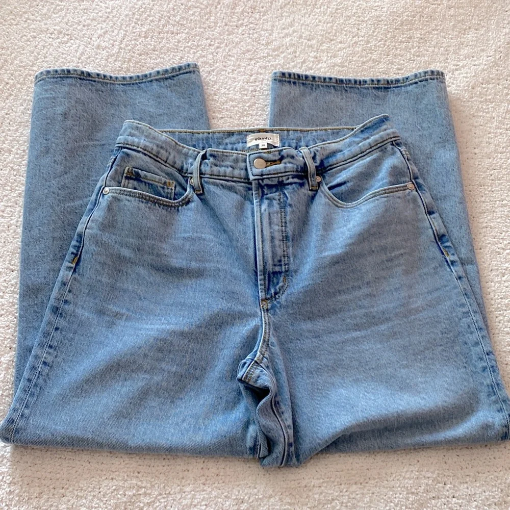 LOFT Rivete High Rise Wide Leg Crop - Picture 4 of 7